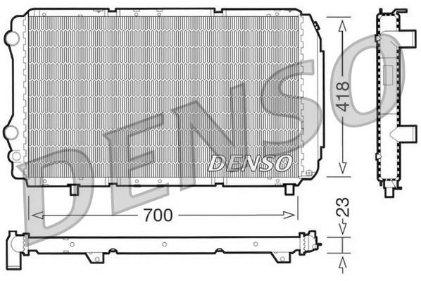 РАДИАТОР. ОХЛАЖДЕНИЕ ДВИГАТЕЛЯ FIAT DUCATO (230) (94-02)