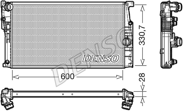 РАДИАТОР. ОХЛАЖДЕНИЕ ДВИГАТЕЛЯ BMW 3 (F30. F31) (11-19)