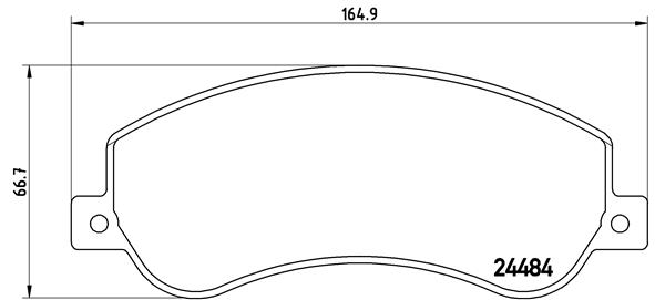 КОЛОДКИ ТОРМОЗНЫЕ VW AMAROK (2HA. 2HB. S1B. S6B. S7A. S7B); AMAROK PlatformChassis (S1B)