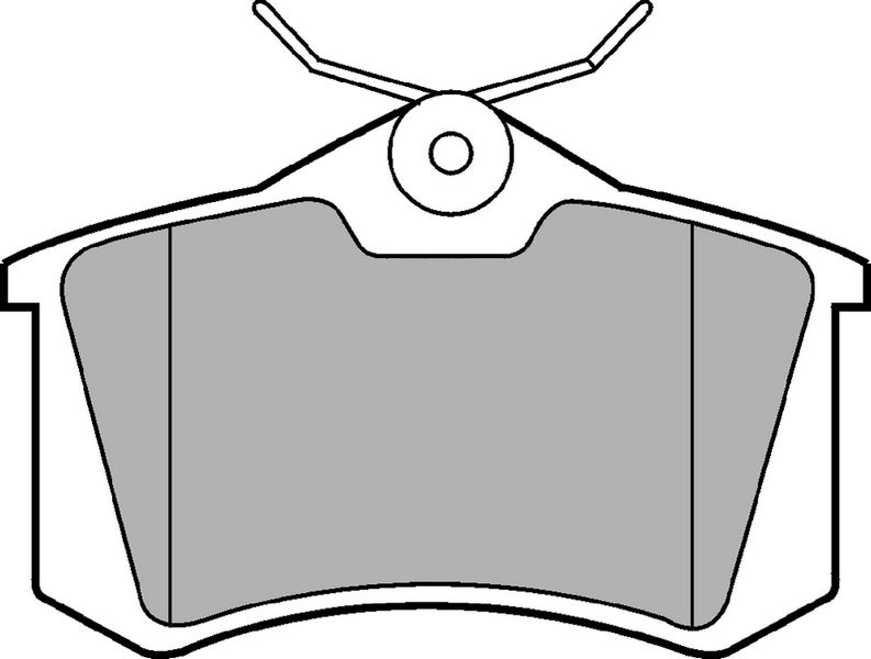 КОЛОДКИ ТОРМОЗНЫЕ FLUENCE-MGN II-III-207-308-307-PARTNER-C3-C4-BORA-PASSAT 97>GOLF IV-V-POLO (87x52.9x17)