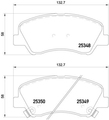 КОЛОДКИ ТОРМОЗНЫЕ EMGRAND EC7 0709->-EMGRAND EC7-RV 0709->-HYUNDAI (BEIJING) VERNA HATCHBACK (RB) 121