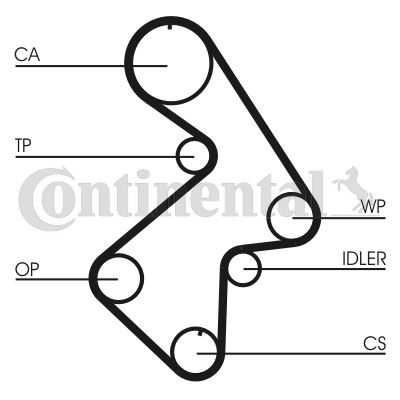 РЕМЕНЬ ГРМ (163x267) AVENSIS 2.0 ? (97-03)-CAMRY 2.2 ? (91-01)-CARINA 2.0 ? (87-97)-RAV4 2.0 ? (9