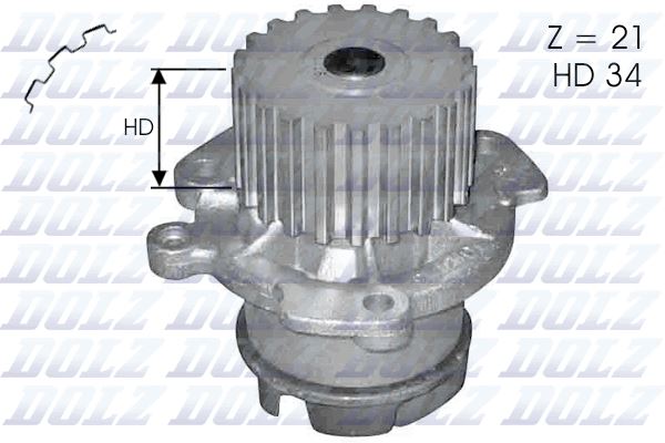 НАСОС ВОДЯНОЙ LADA VEGA 110 1.5 16V (PA833)