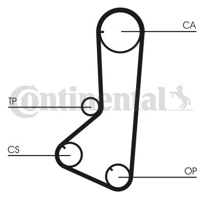 РЕМЕНЬ ГРМ (122x240) HYUNDAI SONATA 1.8 8V (88-98) MITSUBISHI GALANT 2.0 8V (88-92) 5256XS