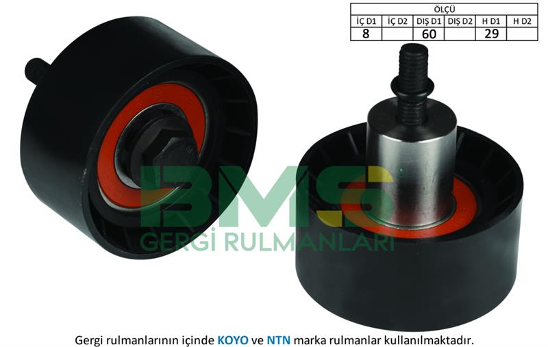 РОЛИК ЭКСЦЕНТРИКОВОГО НАТЯЖИТЕЛЯ FOCUS 1.8 16V-2.0 16V (98-04)- MONDEO II 1.6i-1.6i 16V-1.8i-2.0i (96-00)
