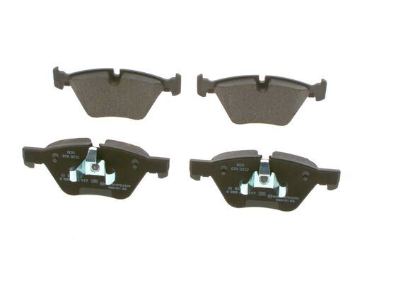 КОЛОДКИ ТОРМОЗНЫЕ ДИСКОВЫЕ ПЕРЕДНИЕ BMW E81 E82 E87 E88 E90 E92 E93