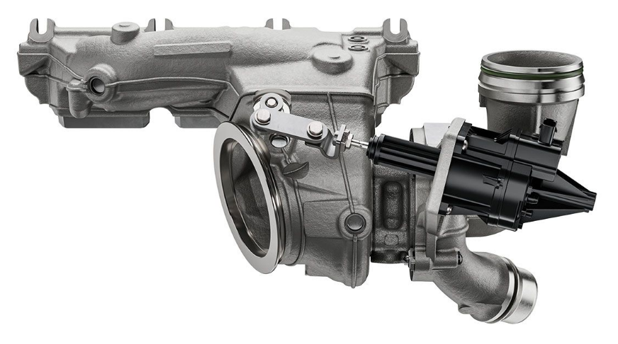 ТУРБОКОМПЕНСАТОР В КОМПЛЕКТЕ ДВОЙНОЙ ВЫПУСК BMW B32 B38 F45 F46 F48 F52 F39 MINI B38 F54 F55 F56 F57 F60