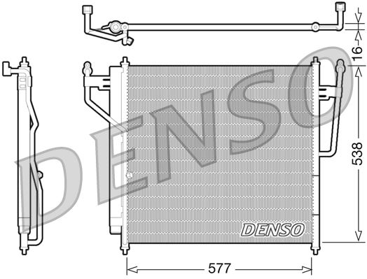 РАДИАТОР КОНДИЦИОНЕРА NISSAN TITAN (03-)
