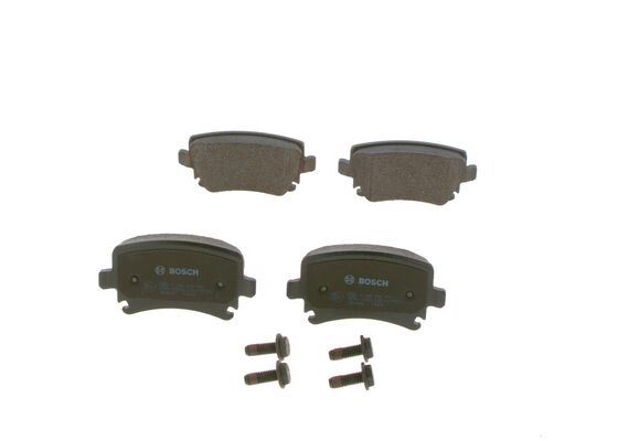КОЛОДКИ ТОРМОЗНЫЕ ДИСКОВЫЕ ЗАДНИЕ КОМПЛЕКТ A3-A4-A6-ALTEA-CADDY III-GOLF 5-6-JETTA-LEON-OCTAVIA-SCIROCCO-SUPERB-TOLEDO