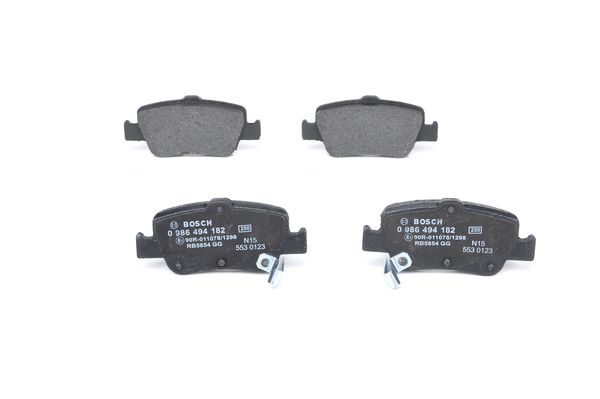 КОЛОДКИ ТОРМОЗНЫЕ ЗАДНИЕ AURIS-COROLLA 1. 4D4D 1. 4 VVTI-1. 6 VVTI-1. 8 2. 0D-4D-2. 2D 07=>12=> 1. 3 1. 6 (13=>