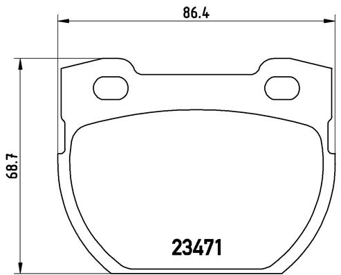КОЛОДКИ ТОРМОЗНЫЕ ЗАДНИЕ LOW-MET LAND ROVER