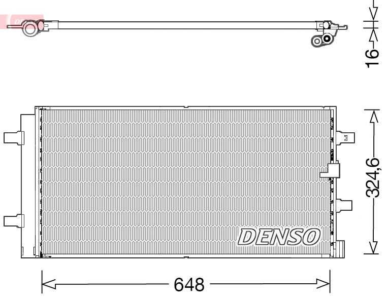 РАДИАТОР КОНДИЦИОНЕРА AUDI A4 (8K. B8) (07-15)