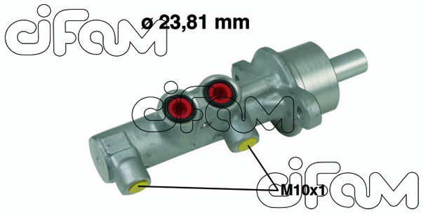ЦИЛИНДР ГЛАВНЫЙ I CORSA C 1.2-1.3 CDTI-1.8 00=> COMBO 1.4-1.3 CDTI 04=> (23.8mm)