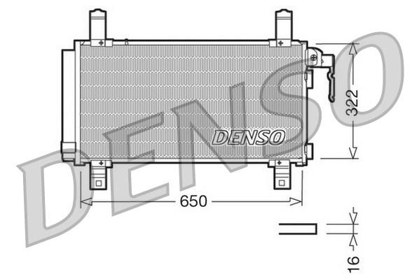 РАДИАТОР КОНДИЦИОНЕРА MAZDA 6 (02-07)