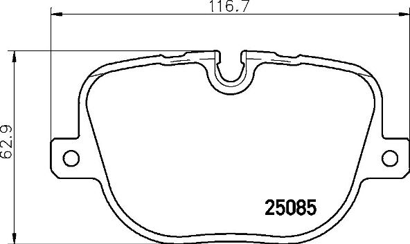 КОЛОДКИ ТОРМОЗНЫЕ ЗАДНИЕ-(LAND ROVER RANGE ROVER IV 2012> LAND ROVER DISCOVERY IV 2010>)