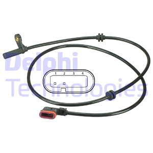 ДАТЧИК ЧАСТОТЫ ВРАЩЕНИЯ ABS ЗАДНЯЯ MERCEDES C180. C200. C220. C230. C250. C250CGI. C280. C300. C320. C350. C350CGI