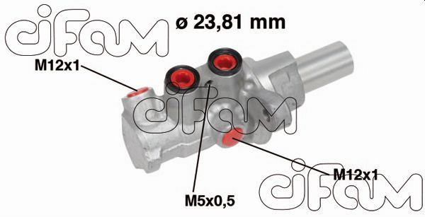 ЦИЛИНДР ГЛАВНЫЙ  NISSAN QASHQAI (J10) 1.5 DCI-1.6-1.6 16V-1.6 DCI-2.0 16V-2.0 DCI 07=> (ESPLI) (23.81