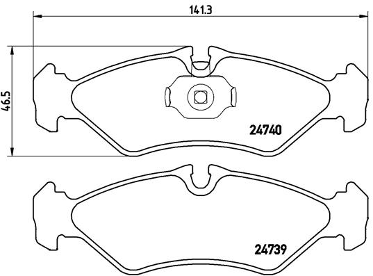 КОЛОДКИ ТОРМОЗНЫЕ ЗАДНИЕ 0WA KULAKLI- (VW LT 97-07 MERCEDES SPRINTER 95-06)