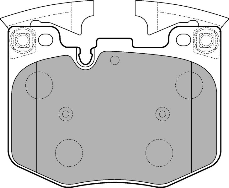 КОЛОДКИ ТОРМОЗНЫЕ  ПЕРЕДНЯЯ BMW G30 G20 G01 G02 G05 G06 G07 G29 G11 G12 G14 G15 G16 Z4 iX (I20)
