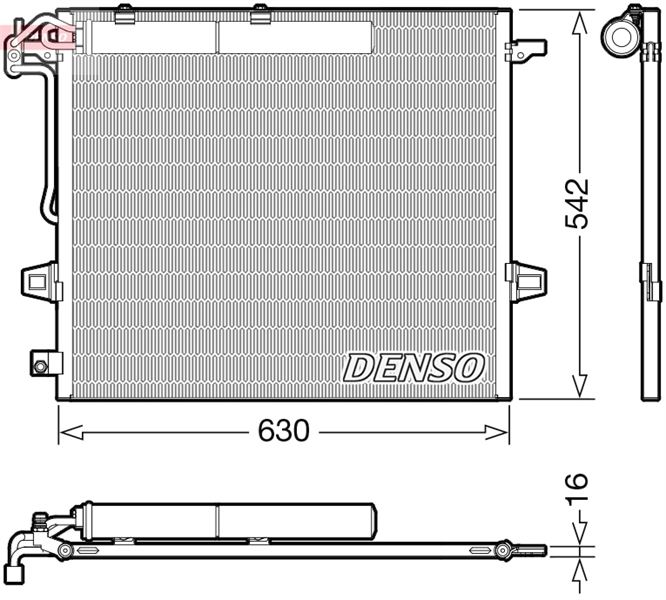 РАДИАТОР КОНДИЦИОНЕРА ВОЗДУХА MERCEDES X164 W164 W251