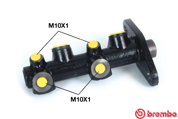 ЦИЛИНДР ГЛАВНЫЙ ТОРМОЗНОЙ  FORD FIESTA BOX BODYMPV (F3L. F5L) 0489-0296-FORD FIESTA HATCHBACK VAN (FVD) 0