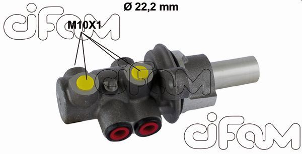 ЦИЛИНДР ГЛАВНЫЙ  LINEA (323) 1.3 MJT-1.4-1.4 TJET-1.6 MJTD 07=>