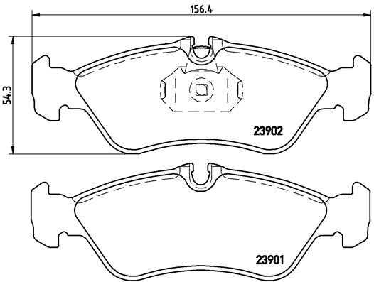КОЛОДКИ ТОРМОЗНЫЕ ЗАДНИЕ-0WC KULAKLI- (VW LT 97-07 MERCEDES SPRINTER 95-06) 0 ? 0 ? 83