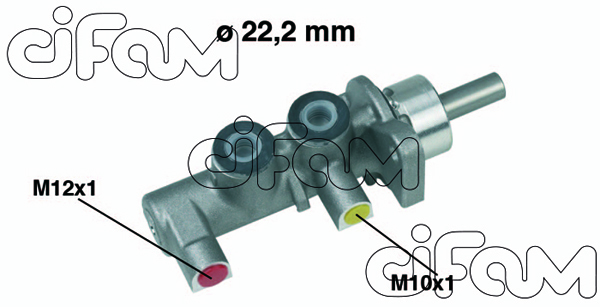 ЦИЛИНДР ГЛАВНЫЙ  CORSA C 1.2-1.3CDTI-1.4-1.7CDTI 16V 00=> (22.2mm)