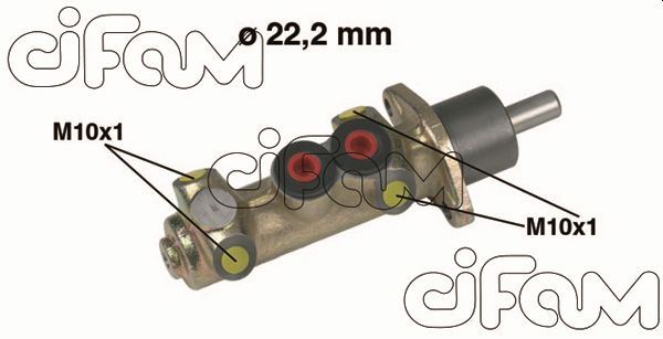 ЦИЛИНДР ГЛАВНЫЙ I BRAVA-BRAVO-MAREA 1.2-1.4-1.4 12V-1.616V 98=> (22.2mm)