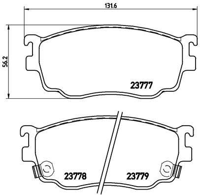 КОЛОДКИ ТОРМОЗНЫЕ ПЕРЕДНИЕ LOW-MET ISUZU