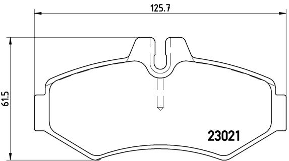 КОЛОДКИ ТОРМОЗНЫЕ ЗАДНИЕ-0WC KULAKSIZ- (VW LT 97-03 MERCEDES SPRINTER 95-06)