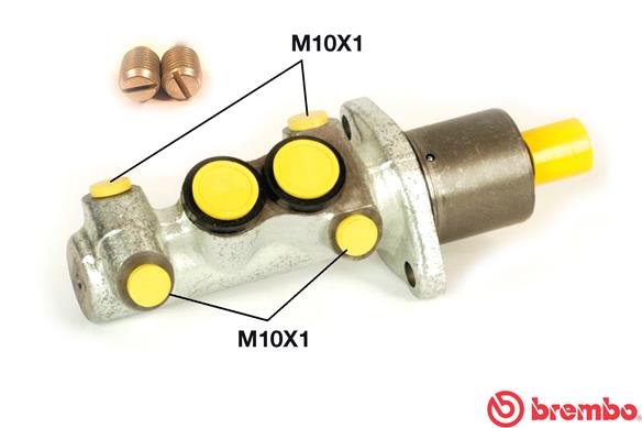 ЦИЛИНДР ГЛАВНЫЙ ТОРМОЗНОЙ  PEUGEOT 405 I (15B) 0187-1293-PEUGEOT 405 I BREAK (15E) 0687-0892-PEUGEOT 405
