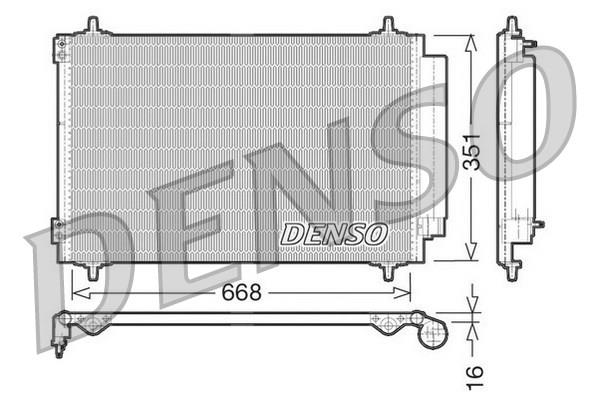 РАДИАТОР КОНДИЦИОНЕРА FIAT ULYSSE (02-11)