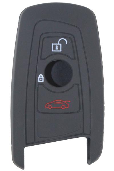 КОРПУС ЗАЩИТНЫЙ  КЛЮЧА ЗАЖИГАНИЯ СИЛИКОНОВЫЙ (ЧЕРНЫЙ)BMW 116-118-316-318-320 2010-2018