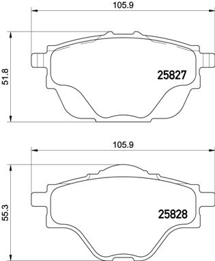КОЛОДКИ ТОРМОЗНЫЕ ЗАДНИЕ ASTRA L-GRANDLAND-C4 GRANDSPACETOURER-C5 AIRCROSS-P508-P5008-P308-P3008-DS4-DS7  (290mm)