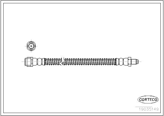 ШЛАНГ ТОРМОЗНОЙ ЗАДНИЙ MERCEDES W204 S204 C204 S212 C207 W220 X204 R230