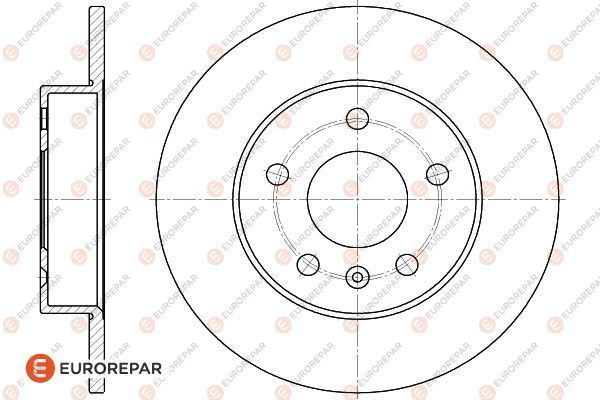 ДИСК ТОРМОЗНОЙ ЗАДНИЙ ASTRA H-COMBO C 02> MERIVA A-B 03> ASTRA G 1.8-2.0 98> ZAFIRA A (264x10x5DL)