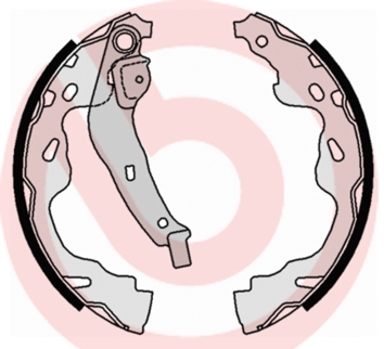 КОЛОДКИ РУЧНОГО ТОРМОЗА CITROEN C1 (PM. PN) 0605-0914-OPEL AGILA (B) (H08) 0408-1014-PEUGEOT 107 (PM. P