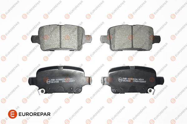 КОЛОДКИ ТОРМОЗНЫЕ ЗАДНИЕ OPEL ASTRA K 1.0-1.4-1.4T-1.6T-1.6CDTI 16=> (106.5x46.3x16.6)