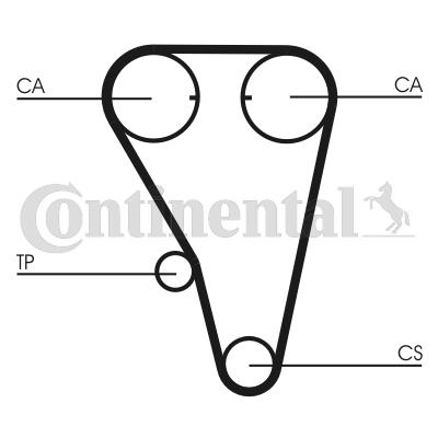 РЕМЕНЬ ГРМ (132x230) LANDROVER DISCOVERY 2.0 16V (93-98) ROVER 220 420 600 620 820 2.0 16V CT803