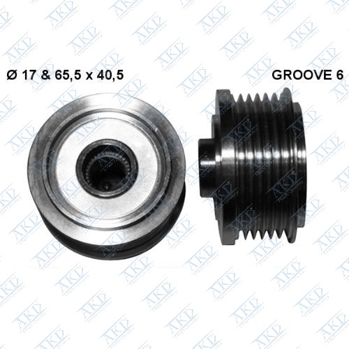 ШКИВ ГЕНЕРАТОРА ASTRA H-VECTRA C-ZAFIRA B-DOBLO-GRANDE PUNTO-BRAVO-STILO 1.9 JTD-1.9 CDTI