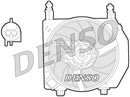 ВЕНТИЛЯТОР РАДИАТОРА FORD FIESTA IV (95-03)