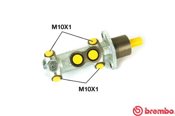 ЦИЛИНДР ГЛАВНЫЙ ТОРМОЗНОЙ  FIAT GRANDE PUNTO (199) 0605->-FIAT PALIO WEEKEND (178. 173. 373. 374. 171) 049
