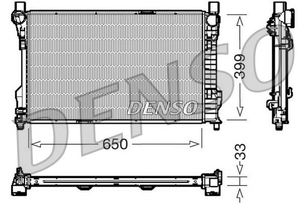 РАДИАТОР. ОХЛАЖДЕНИЕ ДВИГАТЕЛЯ MERCEDES-BENZ C-CLASS (203) (00-07)