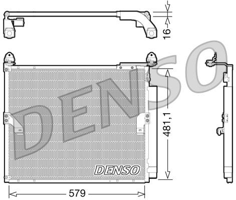 РАДИАТОР КОНДИЦИОНЕРА TOYOTA LAND CRUISER  PRADO (J150) (10-)