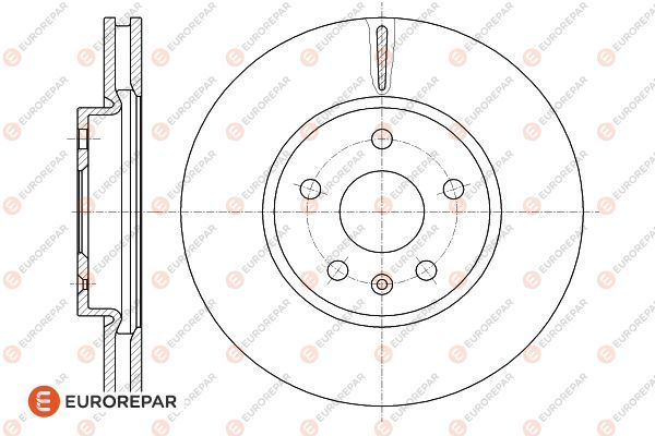 ДИСК ТОРМОЗНОЙ ПЕРЕДНИЙ INSIGNIA A 08> SAAB 9-5 (YS3G) 10> (17 РАЗМЕР) (321x30x5DLxВЕНТИЛИРУЕМЫЙ) (13502214-569422)