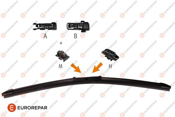 ЩЕТКА ПЛОСКАЯ L475 HOOK + U + M +