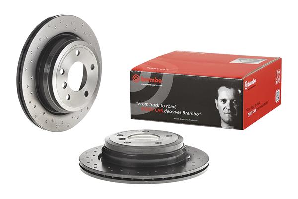 ДИСК ТОРМОЗНОЙ ЗАДНИЙ DELIKLI BMW E87-E90 320-325-328 2004-2011