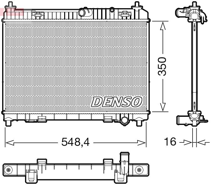 РАДИАТОР. ОХЛАЖДЕНИЕ ДВИГАТЕЛЯ FORD B-MAX (12-)