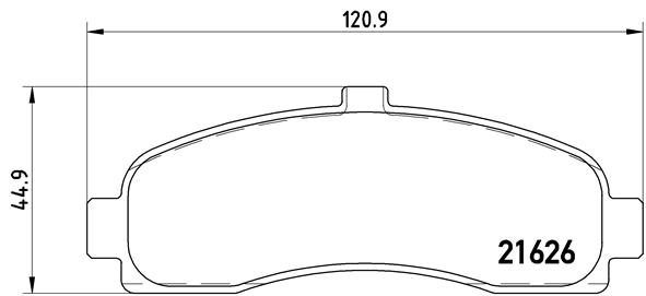 КОЛОДКИ ТОРМОЗНЫЕ ПЕРЕДНИЕ (NISSAN MICRA-K11 92>02)